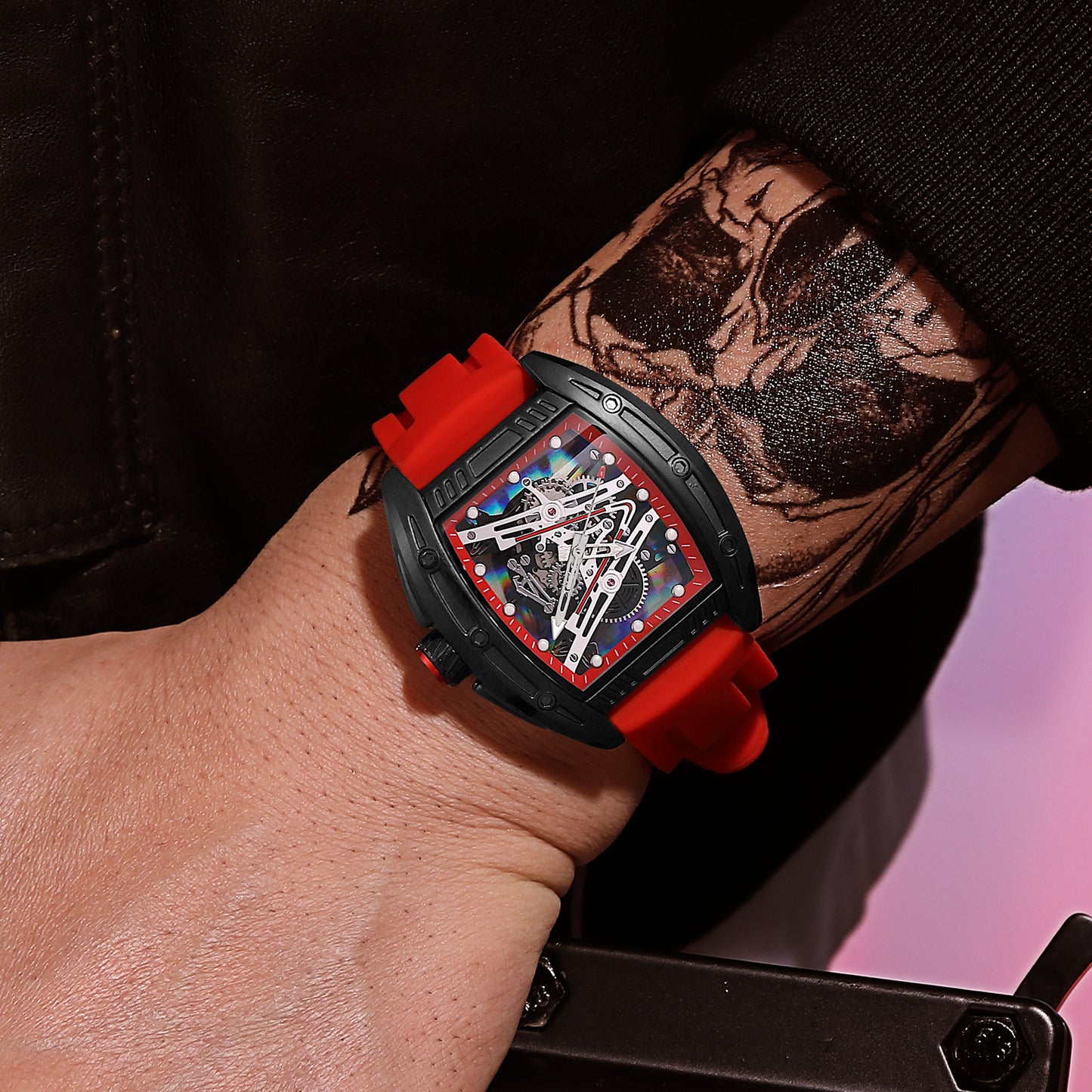 RUIMAS Fashion Military Quartz Watches Men Luxury Casual Sport Wrist Watches Waterproof Luminous Clock Large Dial Reloj Hombre-2