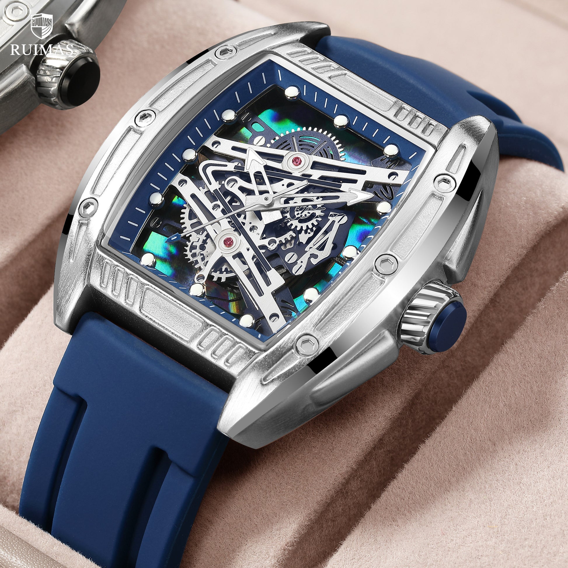 RUIMAS Fashion Military Quartz Watches Men Luxury Casual Sport Wrist Watches Waterproof Luminous Clock Large Dial Reloj Hombre-0