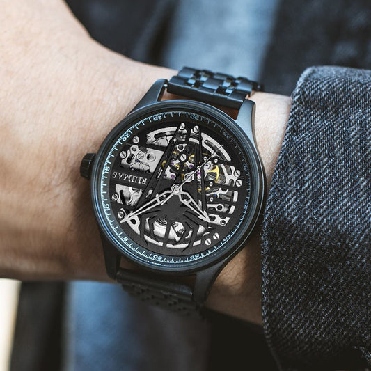 RUIMAS Watches for Men Top Brand Luxury Mechanical Chronograph Clock Stainless Steel Casual Wrist Watch Man Business Watch 6787